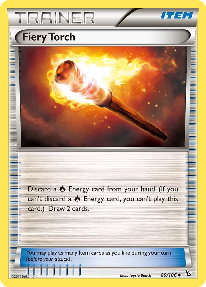Front of Fiery Torch 89, XY—Flashfire English