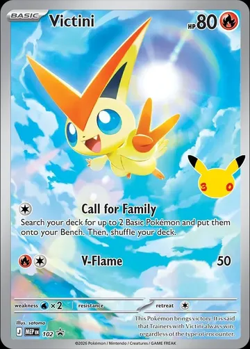 Victini 102 $44.00