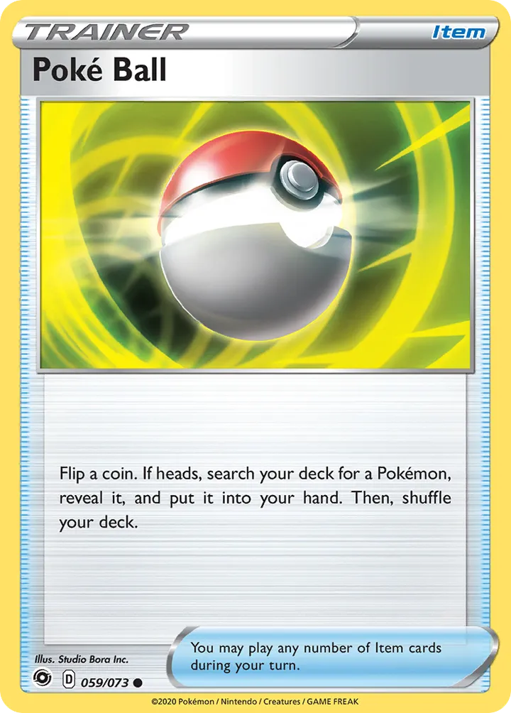 Champion's Path 英語版 Poké Ball 59 カード表面