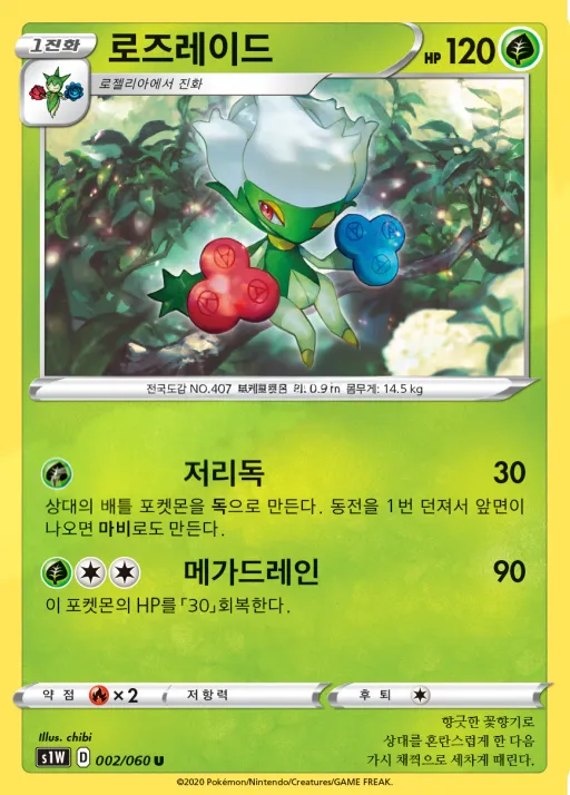 Front of 로즈레이드 2, 소드 Korean