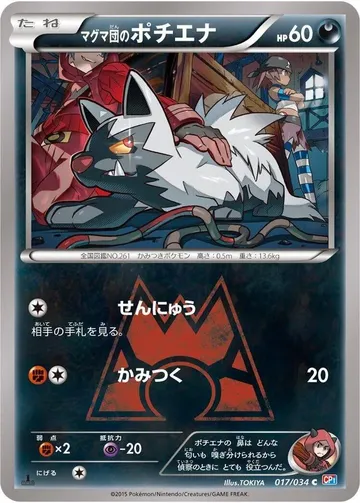 Team Magma's Poochyena 17 $3.95
