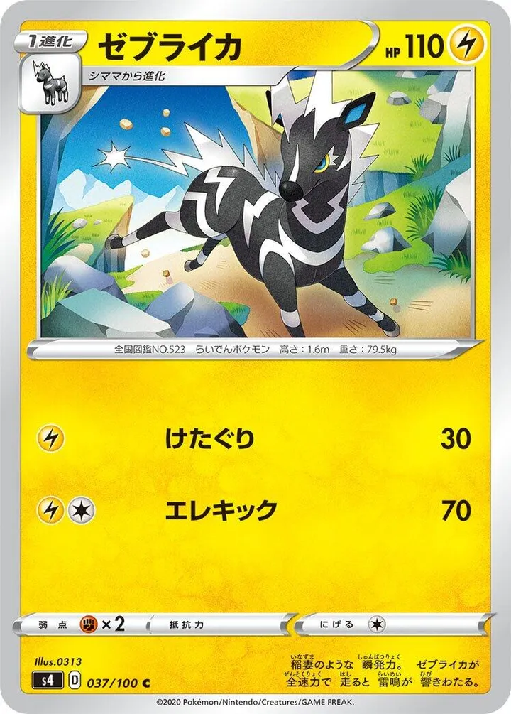 Front of Zebstrika 37, 仰天のボルテッカー Japanese