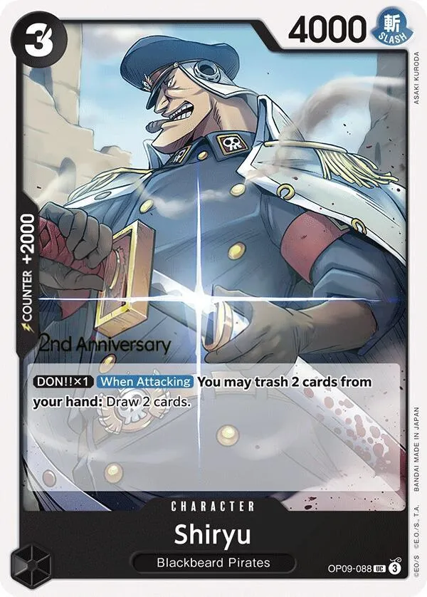 Emperors in the New World 영어판 Shiryu OP09-088 · 기념 대회 카드 앞면