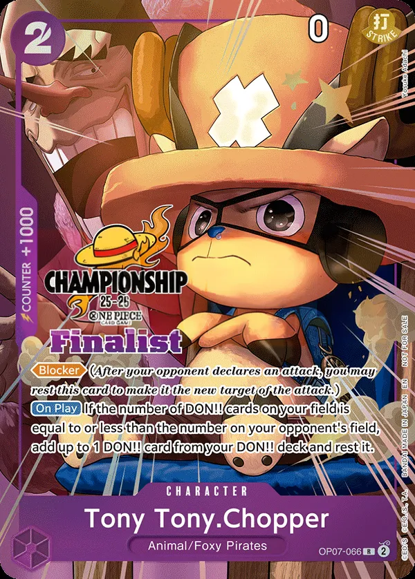 500 Years in the Future 英語版 Tony Tony.Chopper OP07-066 · パラレル 2 カード表面
