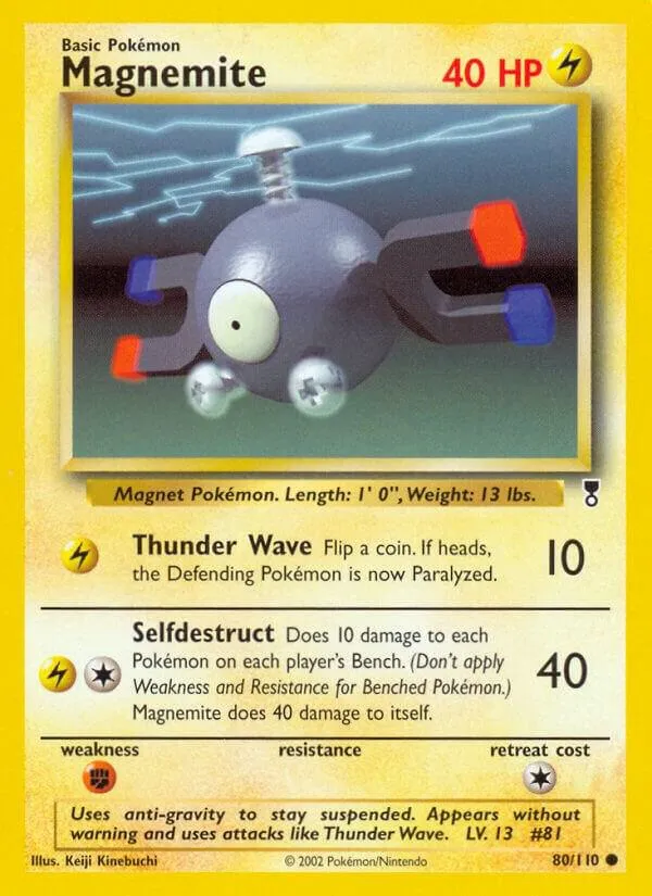 Legendary Collection 영어판 Magnemite 80 카드 앞면