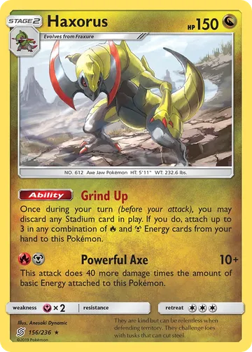 Haxorus 156 $0.84