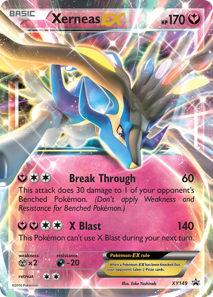 XY Black Star Promos 英語版 Xerneas-EX XY149 カード表面