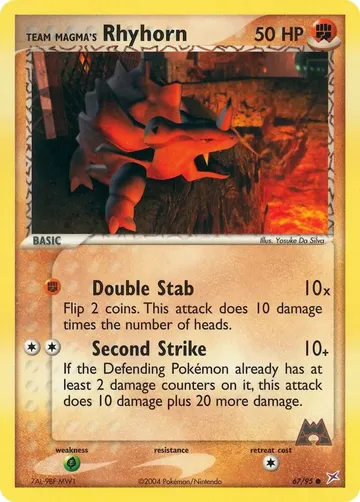 Team Magma's Rhyhorn 67 $0.83