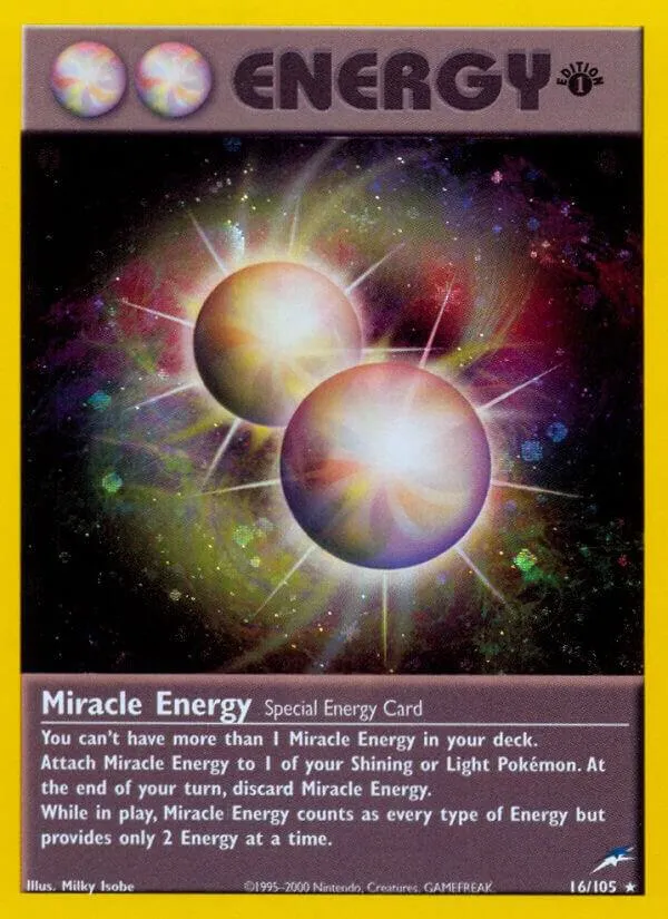Neo Destiny 영어판 Miracle Energy 16 카드 앞면