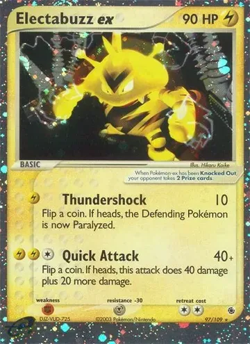 Electabuzz ex 97 $104.82