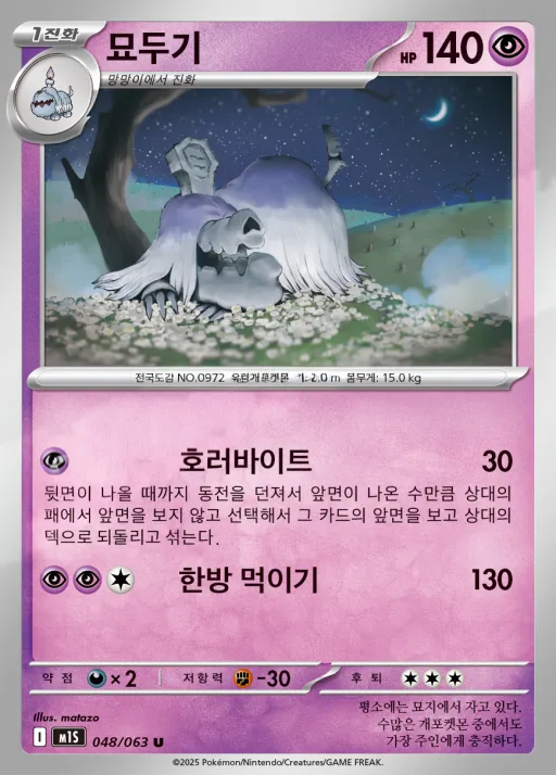 Front of 묘두기 48, 메가심포니아 Korean