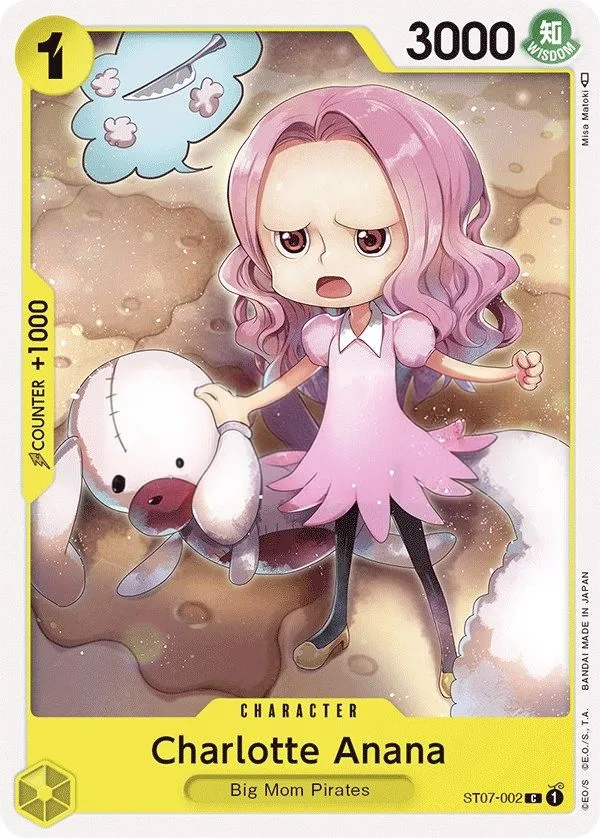 Big Mom Pirates 英語版 Charlotte Anana ST07-002 カード表面