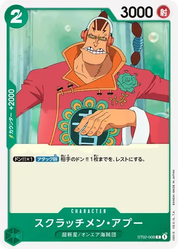 スクラッチメン・アプー ST02-008 $0.76