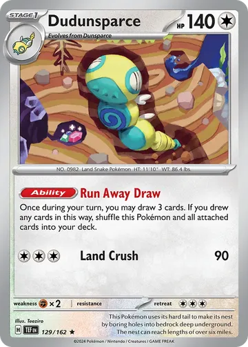 Dudunsparce 129 $0.99