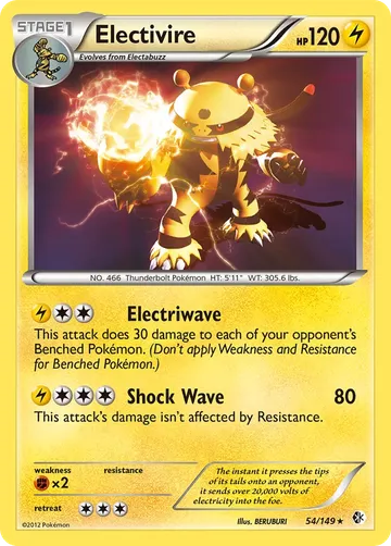 Electivire 54 $2.71