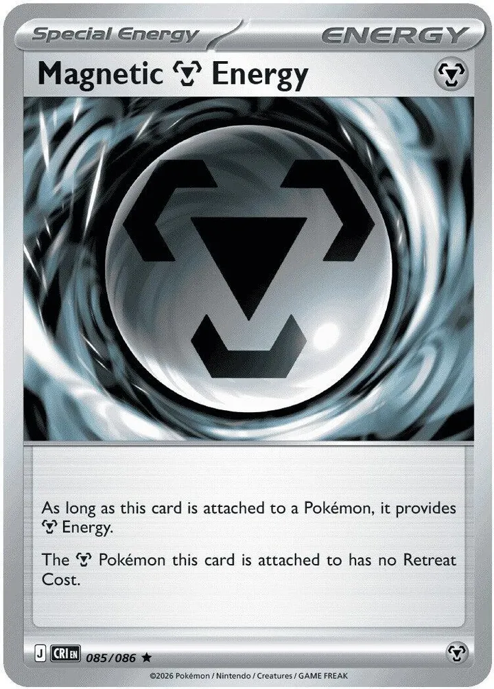 Mega Evolution—Chaos Rising 영어판 Magnetic [M] Energy 85 카드 앞면