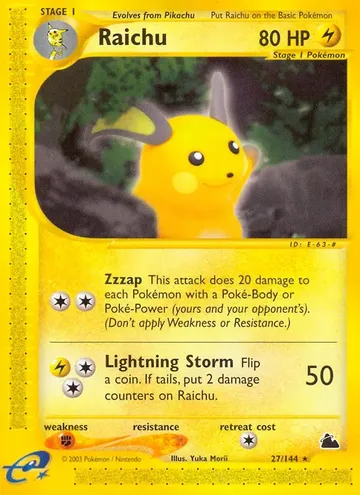 Raichu 27 $111.60