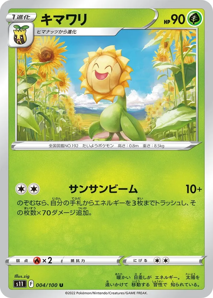 Front of Sunflora 4, ロストアビス Japanese