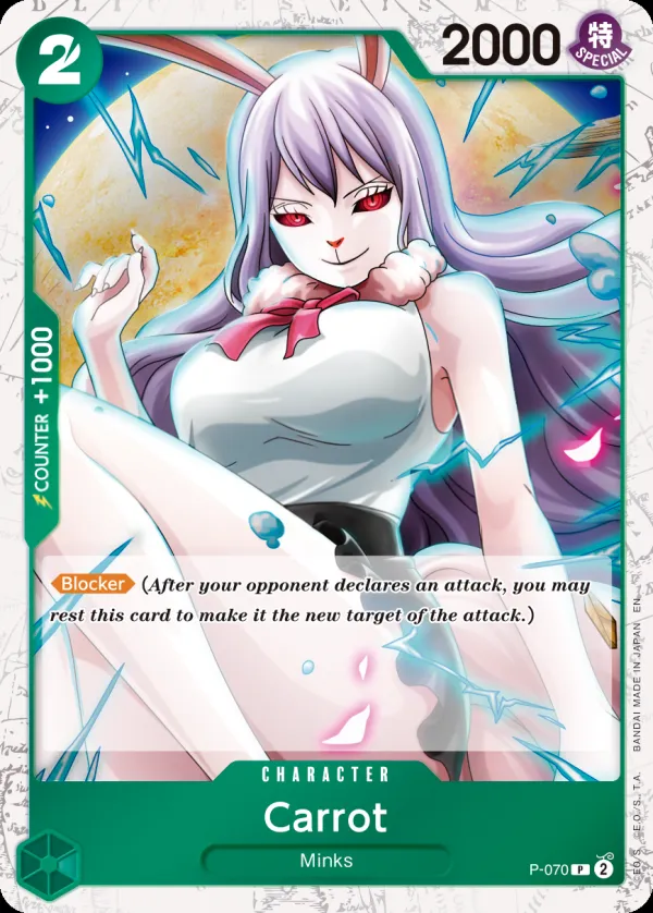 Promotion Cards 영어판 Carrot P-070 · 패럴렐 3 카드 앞면