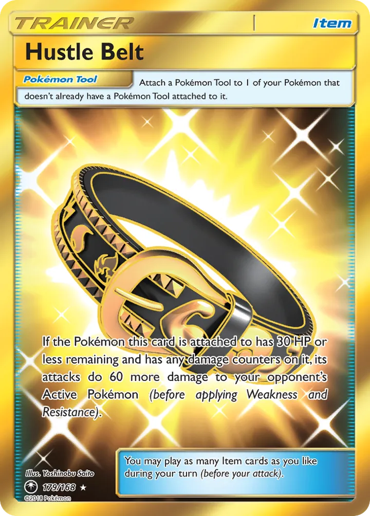 Sun & Moon—Celestial Storm 영어판 Hustle Belt 179 카드 앞면