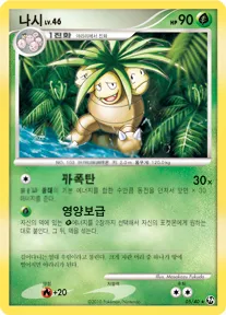 불꽃 튀는 대결 韓国語版 나시 5 カード表面
