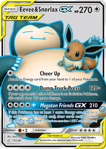 Eevee & Snorlax GX 171 $244.83