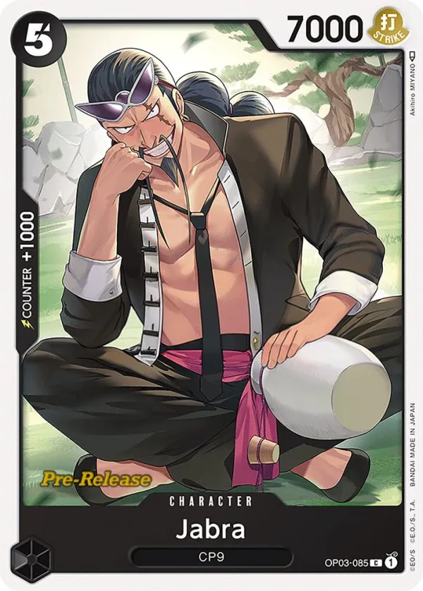 Pillars of Strength 英語版 Jabra OP03-085 · プレリリース カード表面