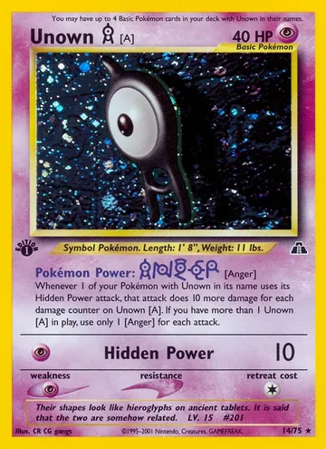 Unown [A] 14 $19.41