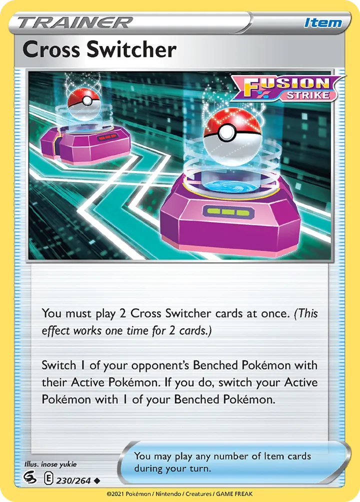 Sword & Shield—Fusion Strike 영어판 Cross Switcher 230 카드 앞면
