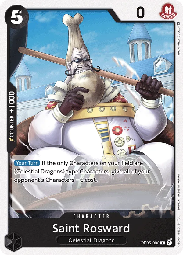 Awakening of the New Era 英語版 Saint Rosward OP05-092 カード表面