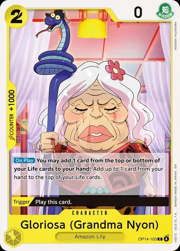 Gloriosa (Grandma Nyon) OP14-103 $0.09