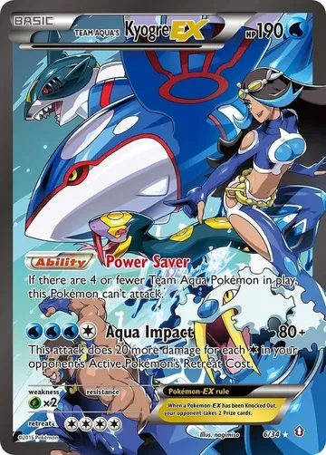 Team Aqua's Kyogre-EX 6