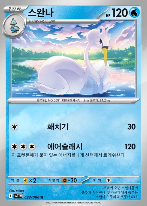 Front of 스완나 23, 화이트플레어 Korean