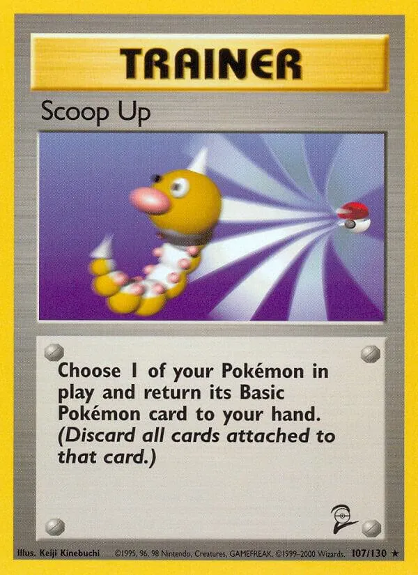 Base Set 2 영어판 Scoop Up 107 카드 앞면