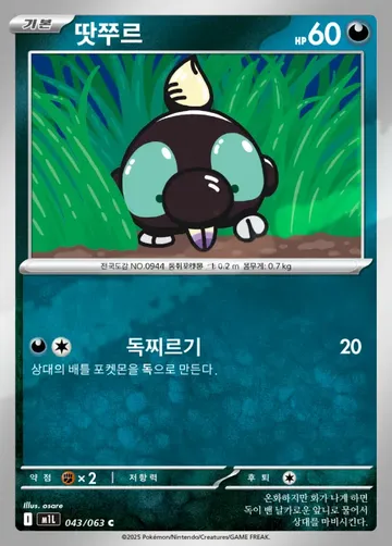 땃쭈르 43 ₩300