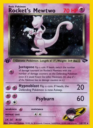 Rocket's Mewtwo 14 $285.63