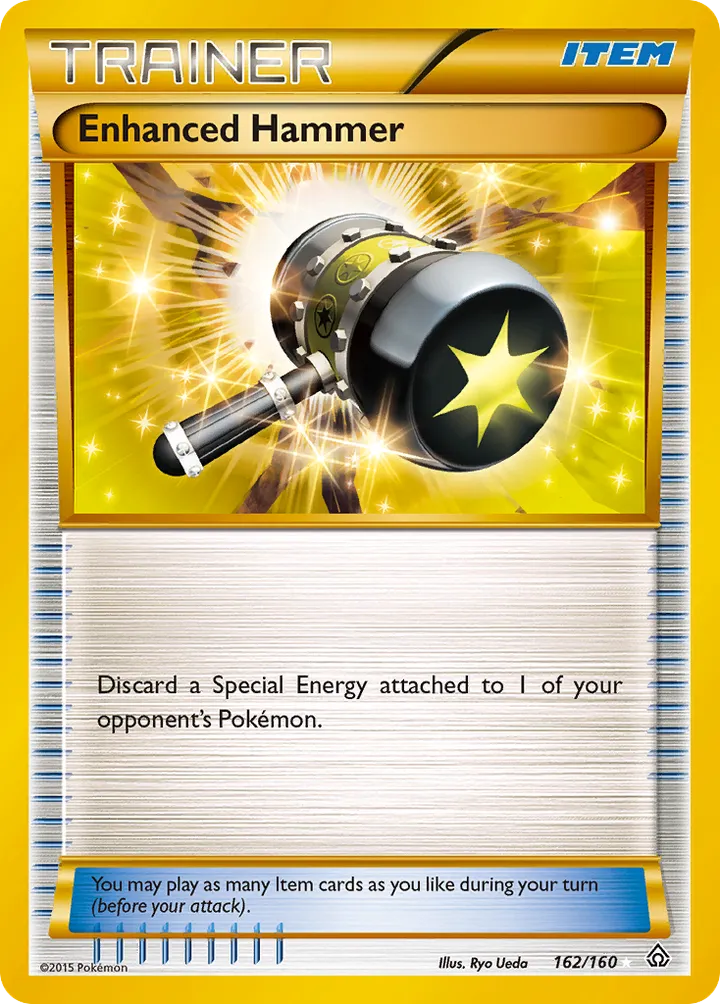 XY—Primal Clash 영어판 Enhanced Hammer 162 카드 앞면