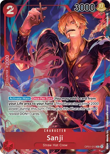 Sanji OP01-013 · Parallel $44.52