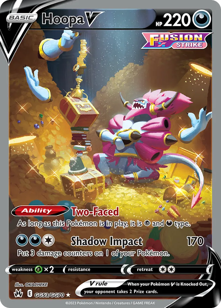 Crown Zenith 英語版 Hoopa V GG53 カード表面