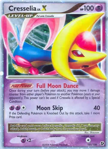 Cresselia LV.X 103 $71.00