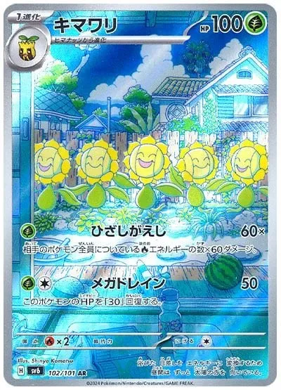 Front of Sunflora 102, 変幻の仮面 Japanese