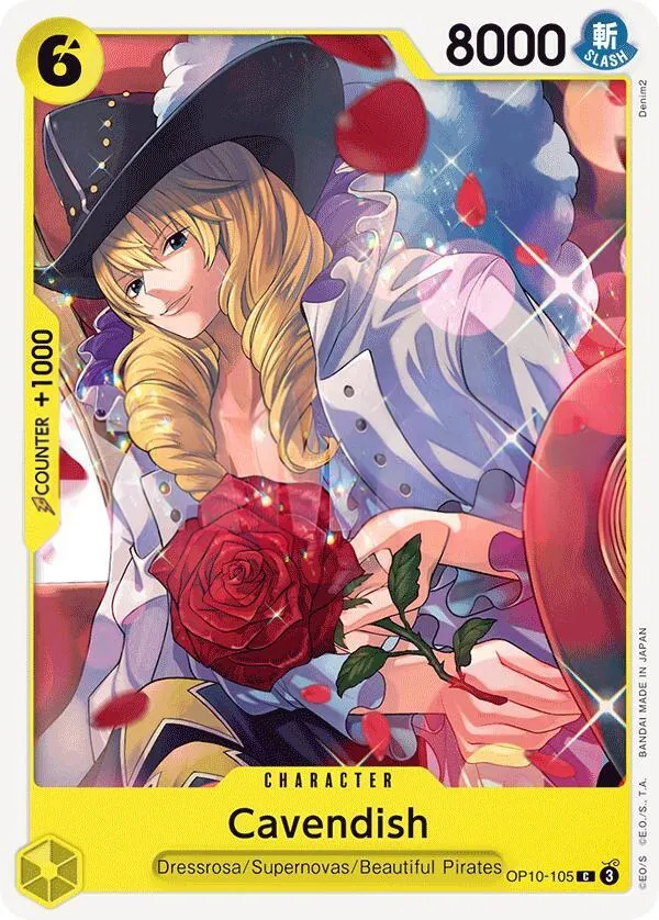 Royal Blood 英語版 Cavendish OP10-105 カード表面