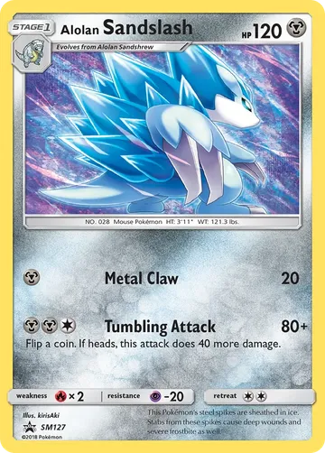 Alolan Sandslash SM127 $1.59
