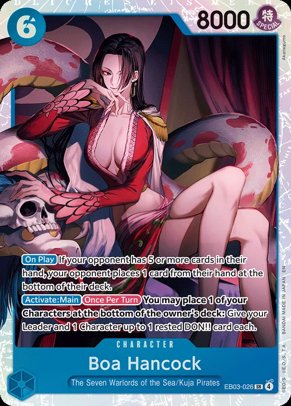 One Piece Heroines Edition 英語版 Boa Hancock EB03-026 カード表面