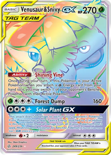 Venusaur & Snivy GX 249 $76.71