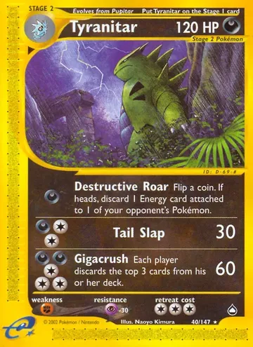 Tyranitar 40 $136.14