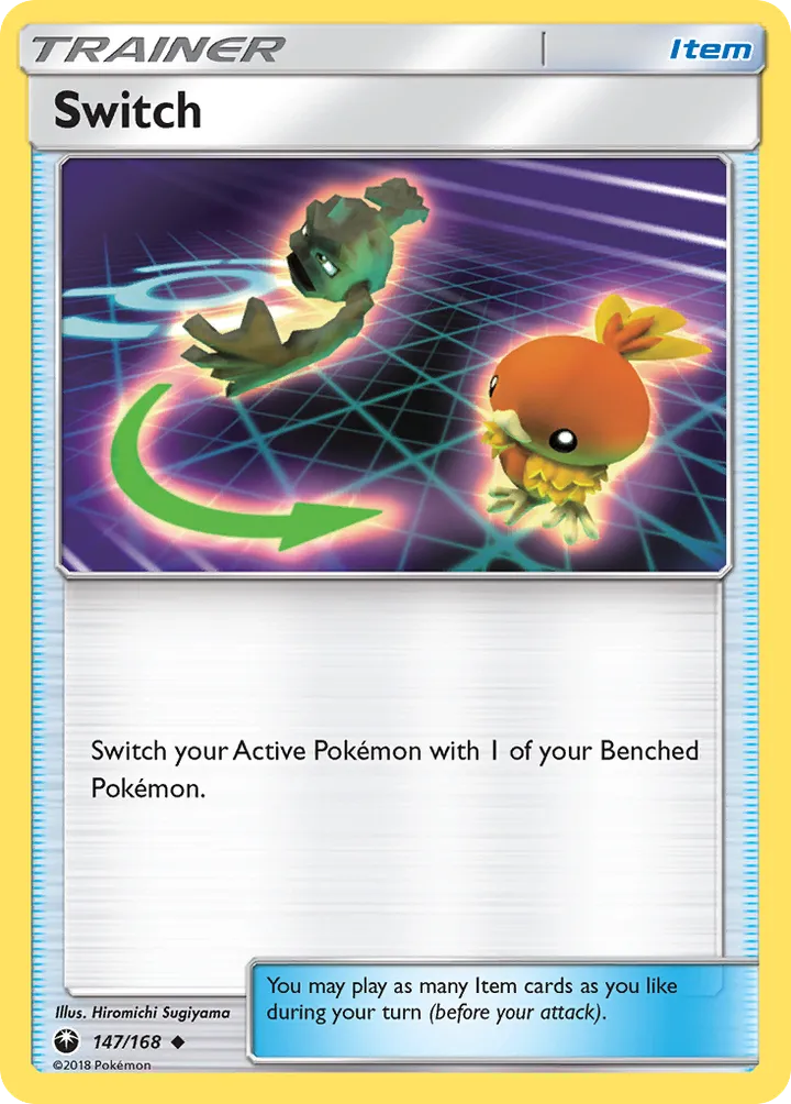 Sun & Moon—Celestial Storm 영어판 Switch 147 카드 앞면