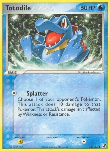 Totodile 78 $1.90