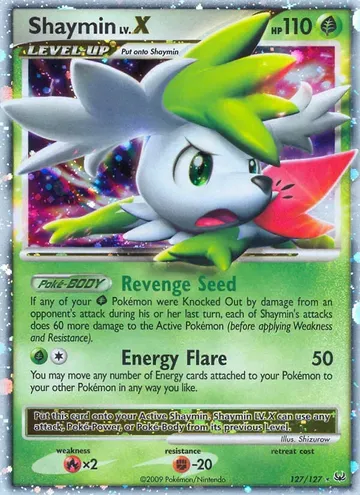 Shaymin LV.X 127 $97.50