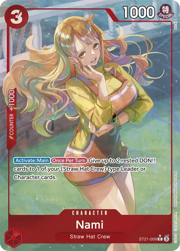 GEAR5 영어판 Nami ST21-009 · 패럴렐 카드 앞면